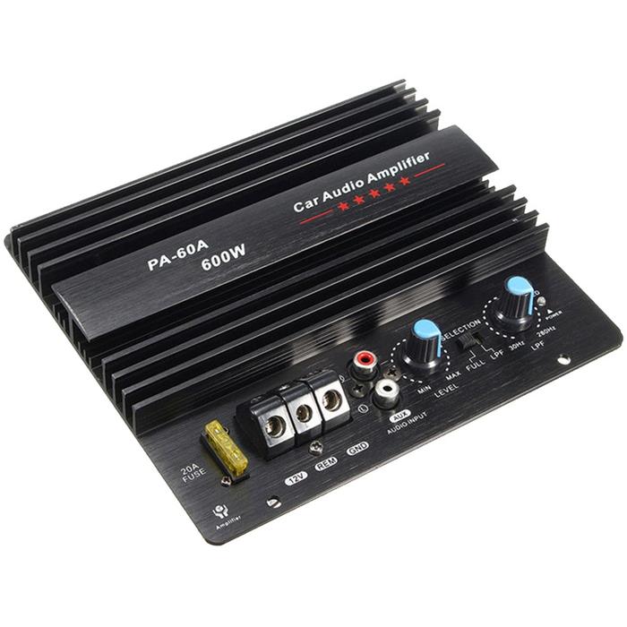 12V 600W Car Amplifier Board PA-60A Subwoofer Circuit Module Car