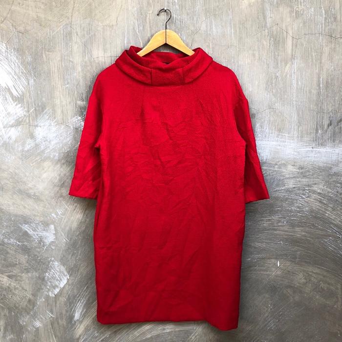 Cop Copine Red Midi Dress