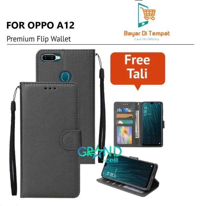 Flip Wallet For Oppo A12 Premium Casing Standing Case Best Seller