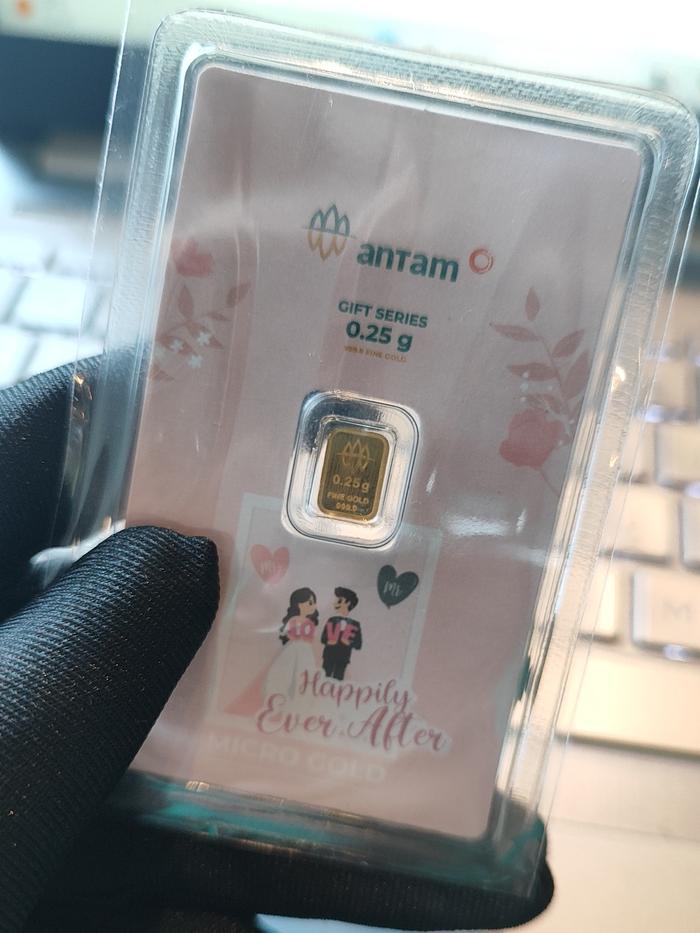 EMASKITA Gift Series ANTAM X Hartadinata Emas Batangan 999.9 Sertifikat Resmi Hadiah Investasi Kolek
