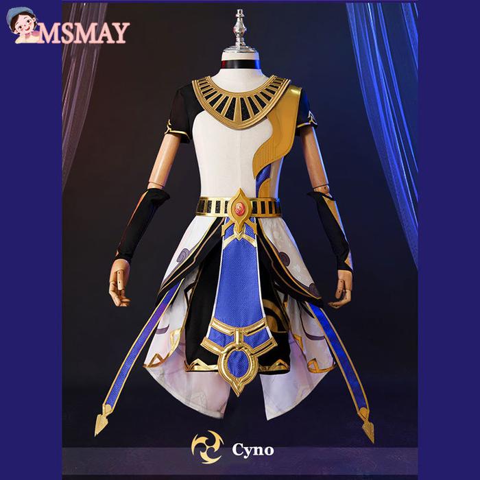 MsMay Game Genshin Impact Cyno Cosplay Costume Full Set Halloween