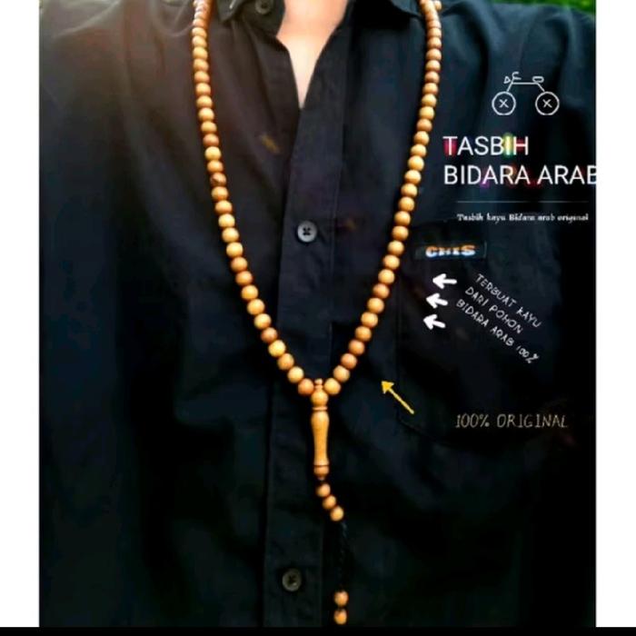 TASBIH BIJI BIDARA ASLI 100% ORIGINAL isi 99 butir