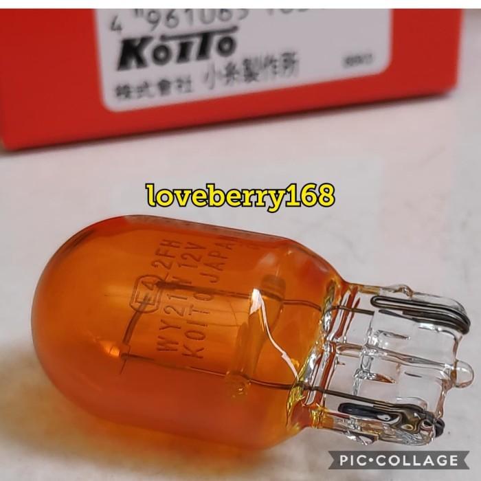 Promo bohlam lampu sen sign warna amber koito japan honda brio/mobilio/brv high quality