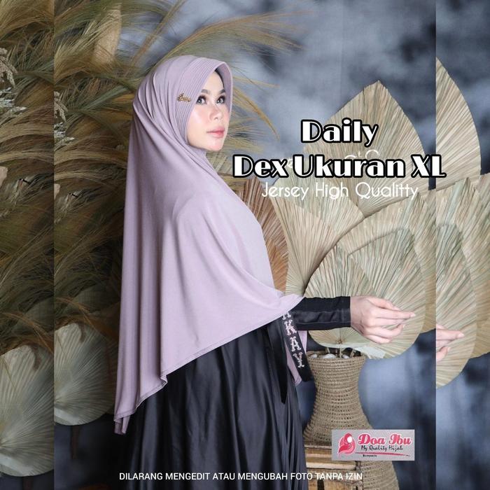DOI Daily Dex Ukuran XL Hijab Doa Ibu