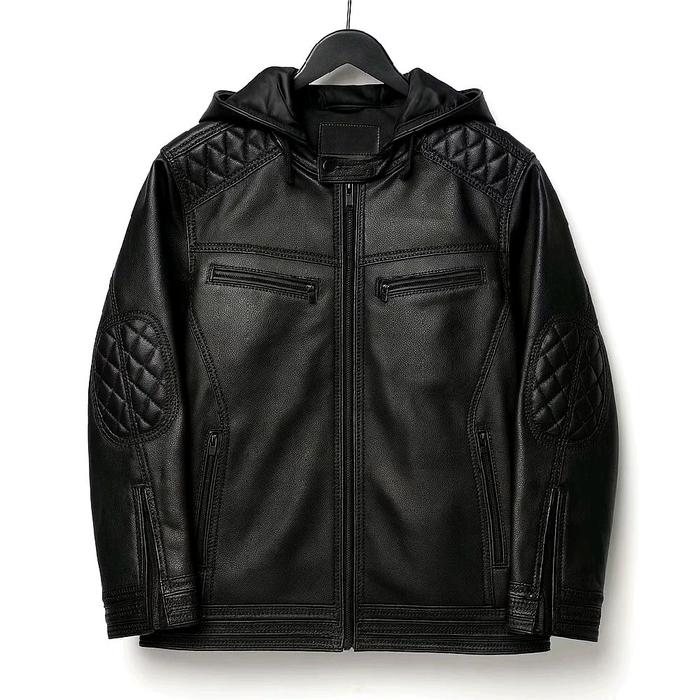 jaket kulit domba asli garut model sulam