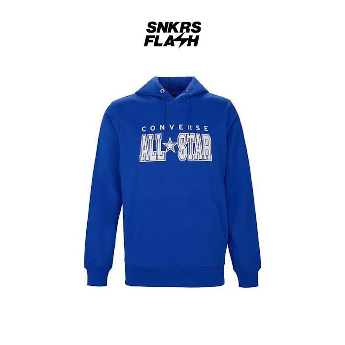 Jaket Pria CONVERSE ARCH ALL STAR HOODIE BLUE - MJ1125421