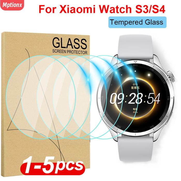 Tempered Glass for Xiaomi Mi Watch S4 Smartwatch Screen Protector Film Anti-Scratch for Xiaomi Mi Wa
