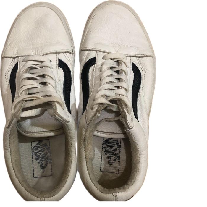 Sepatu Vans casual kulit size 40 ( 255mm ) made in vietnam second original