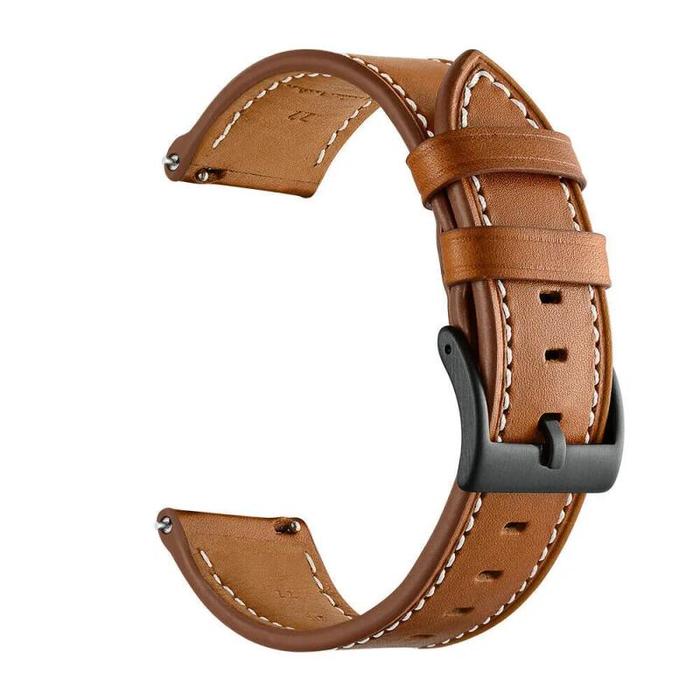 20mm 22mm Leather Strap Watchband For Blackview W80Pro W70 Pro W60 W50 Wristband For Blackview X20 W