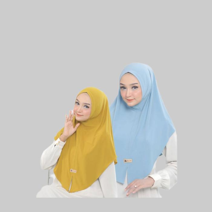 AL-DHANS COLLECTION KERUDUNG  INSTAN CHERILL (L)  Pad Simple BUSANA MUSLIM Jilbab Variasi