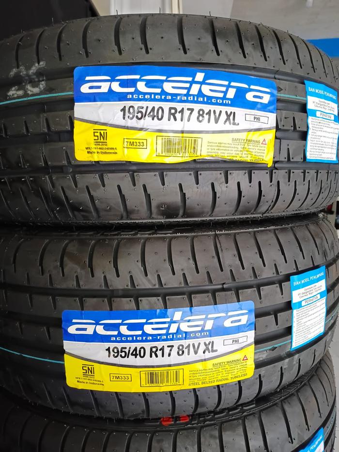 Ban Mobil Merk Accelera 195/40 R17 Acc PHI | Cocok Untuk Ban Mobil Toyota Yaris dan Honda Jazz