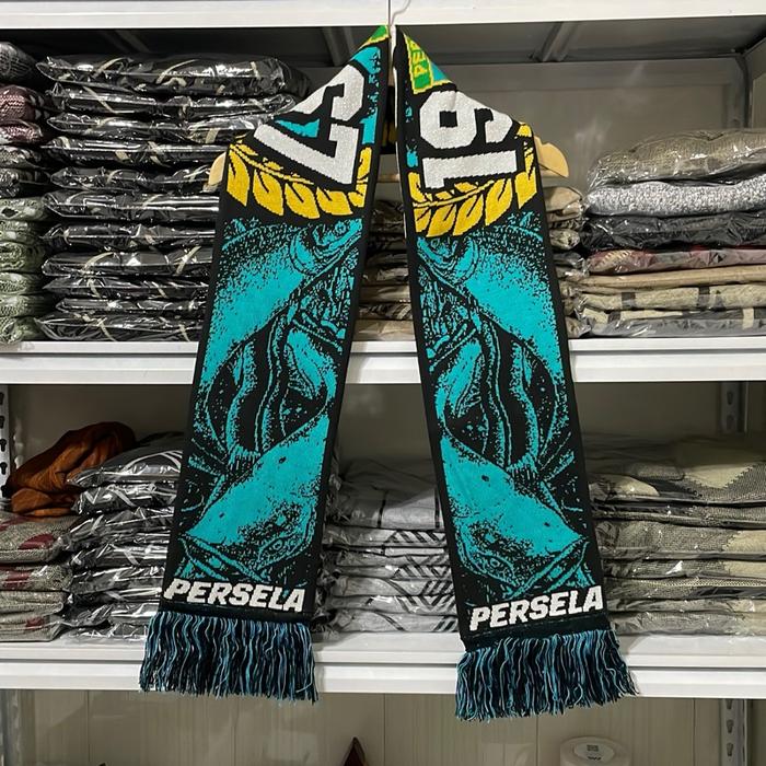 Syal Rajut Supporter persela lamongan (persela fans) LA mania