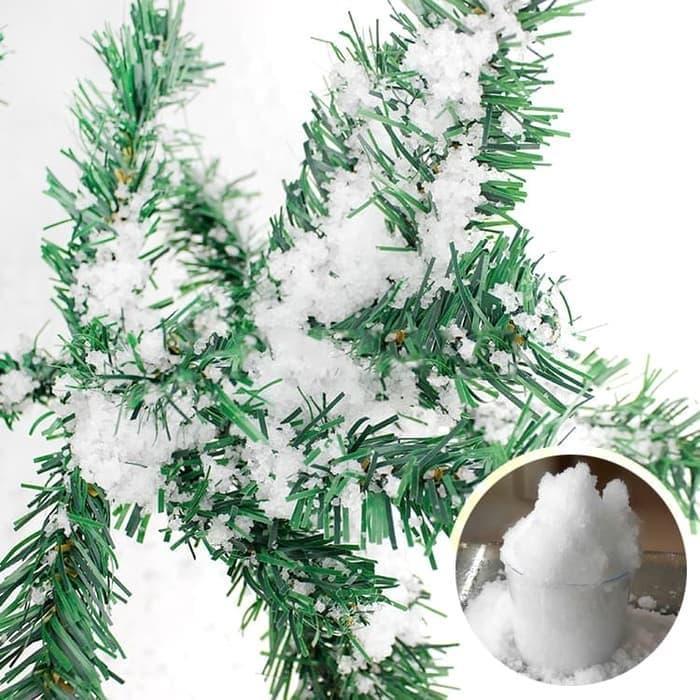 salju instant 10gr fake snow buatan palsu deskorasi aksesoris natal s