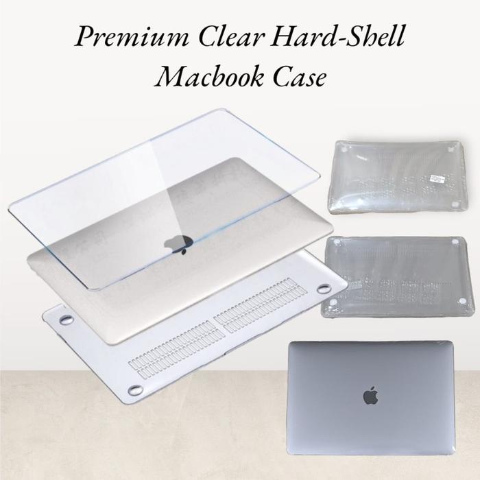 Hard Shell Clear Case Macbook Retina / PRO 13.3" 14" 15.4" 16" M1 M2