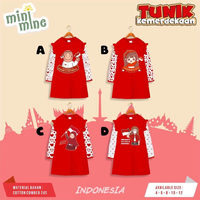 TUNIK KEMERDEKAAN BY MINIMINE