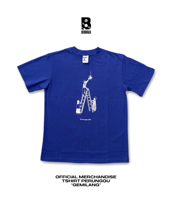 Perunggu - Pasti Doamu (Gemilang) | Blue T-Shirt Band Original Merchandise