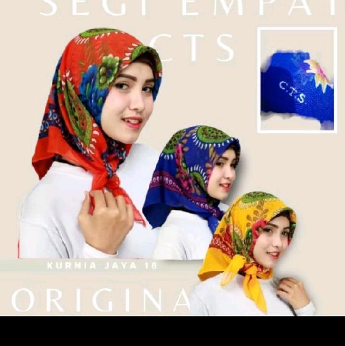 CTS jilbab Muslim Kerudung Wanita Bunga