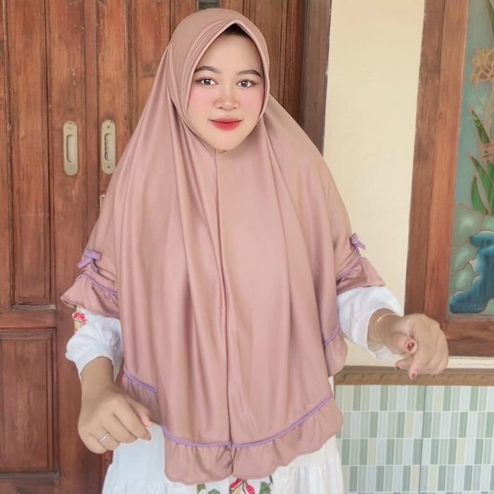 COD Hijab jumbo murah pita samping#zhiadhiazcollection Dewasa Lembut Nyaman Muslim Kerudung Instan P