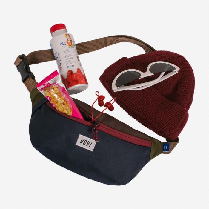 VISVAL RUSH Waist Bag Tas Selempang Sling Pria Wanita Murah VSVL ORI - Biru