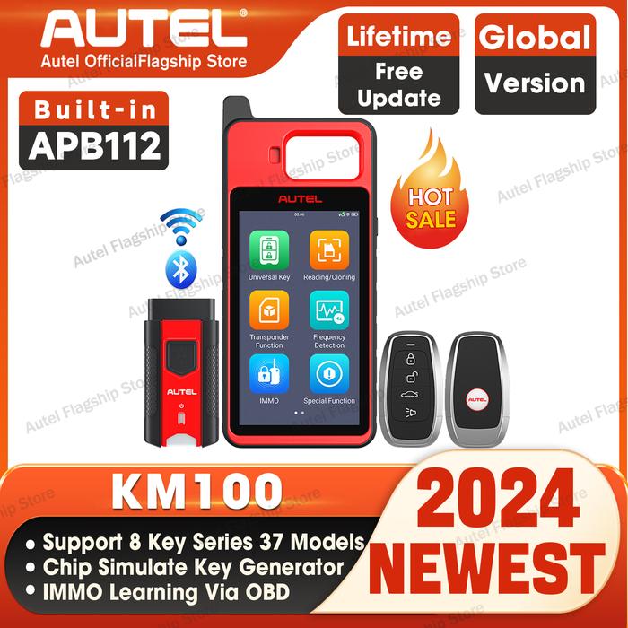 Autel MaxiIM KM100 Key Fob Programmer Immobilizer Tool Key Creation
