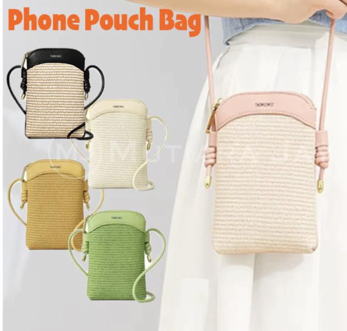 TAOMICMIC Tas Selempang Wanita Pouch Handphone Dompet HP Mini Phone Bag