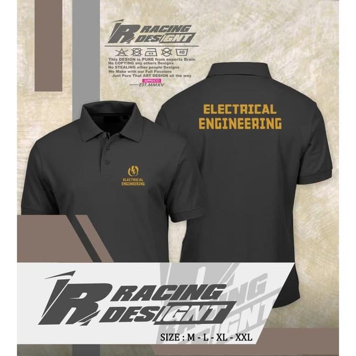 Poloshirt / Kaos Polo Electrical Engineering Terbaru Murah Distro -