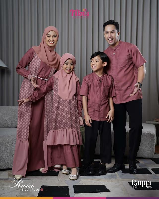 RAIA BLUSH ROSESARIMBIT NIBRAS TERBARU 2025  || Material Dobby Raia mix Lace mix Baby Doll