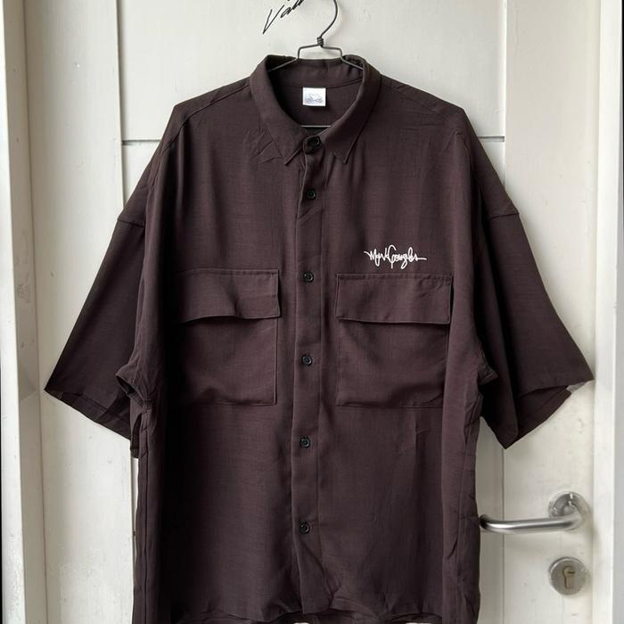 MONO MART Brown Boxy Outer Shirt
