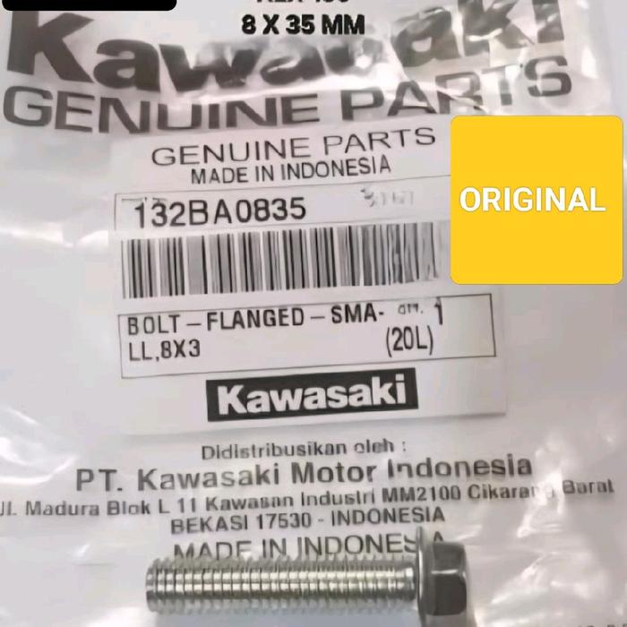 BAUT RAISER STANG 8X35 MM KAWASAKI KLX 150 NINJA 150 R ORIGINAL Motorcycle