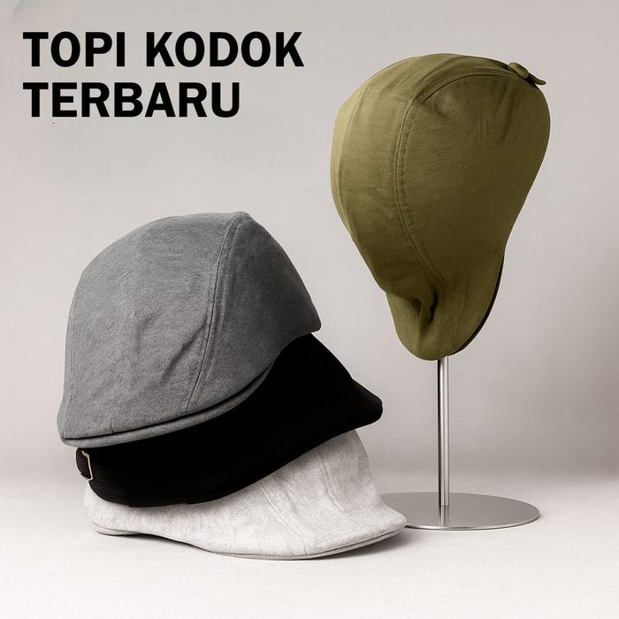 Topi Kodok Pria Dewasa Flat Cap Hat Wool Flat Cap Terlaris / Topi Pelukis Sutradara Patino Termurah