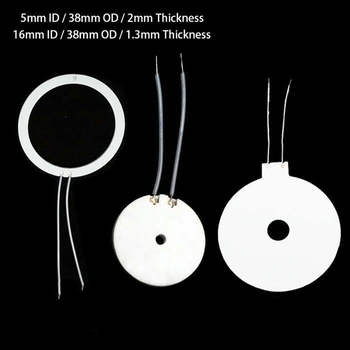 5/16mm ID 38mm OD 1.3/2mm 3.7V/5V12V/24V 1.2-2.5-7Ohm HTCC Alumina