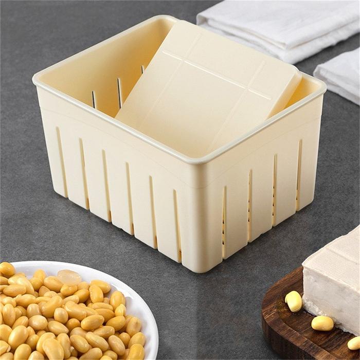 Cetakan Tahu Cetak Set Cetakan Tahu Kotak Diy Alat Pencetak Tahu Alat Tahu Tofu Press Mould