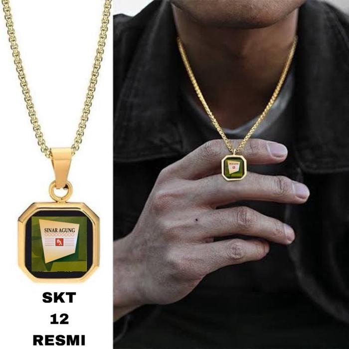 Aksesoris Kalung Sinar Agung Terbuat Dari Besi Crome Anti Luntur Tahan Karat Cocok Untuk Pengguna Ya