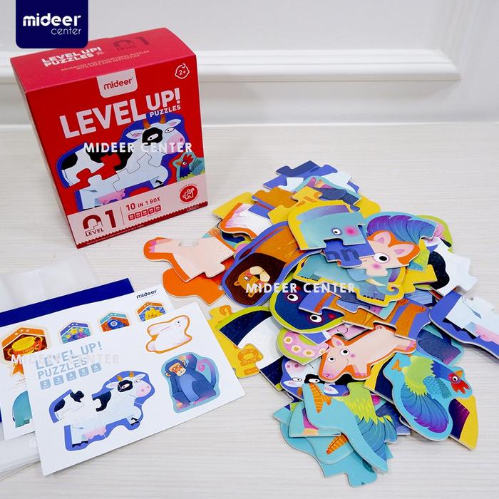 Mideer Advanced Puzzle Level Up 1 Common Animal
