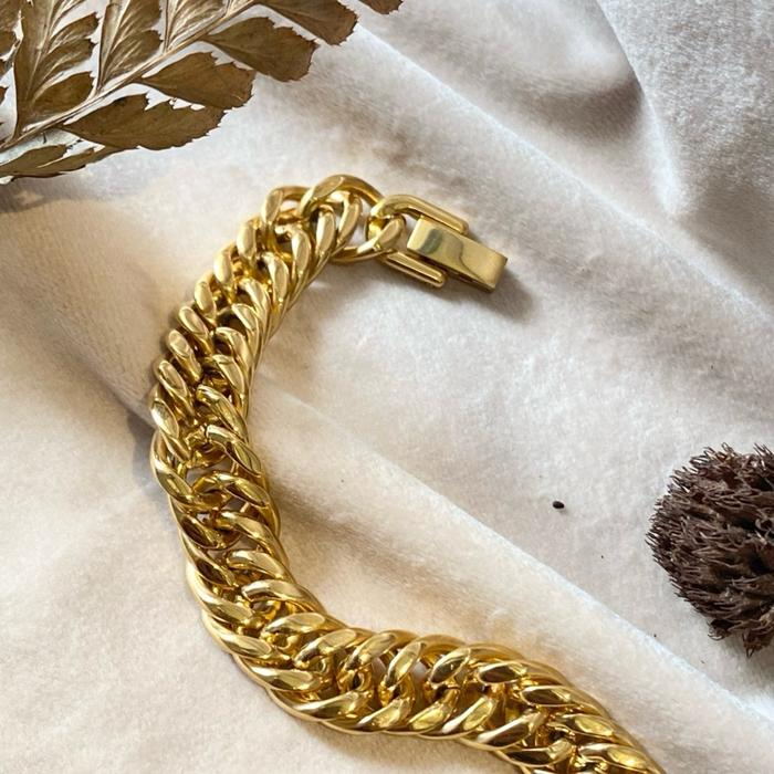 Gelang cowok titanium rantai viral