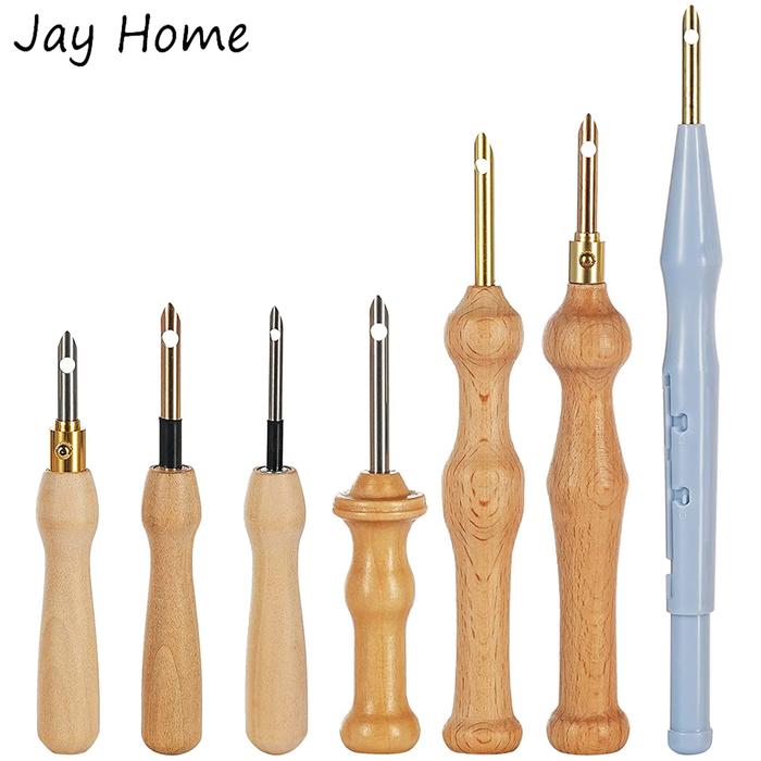 7Pcs Embroidery Punch Needle Set Adjustable Punch Needle Cross Stitch