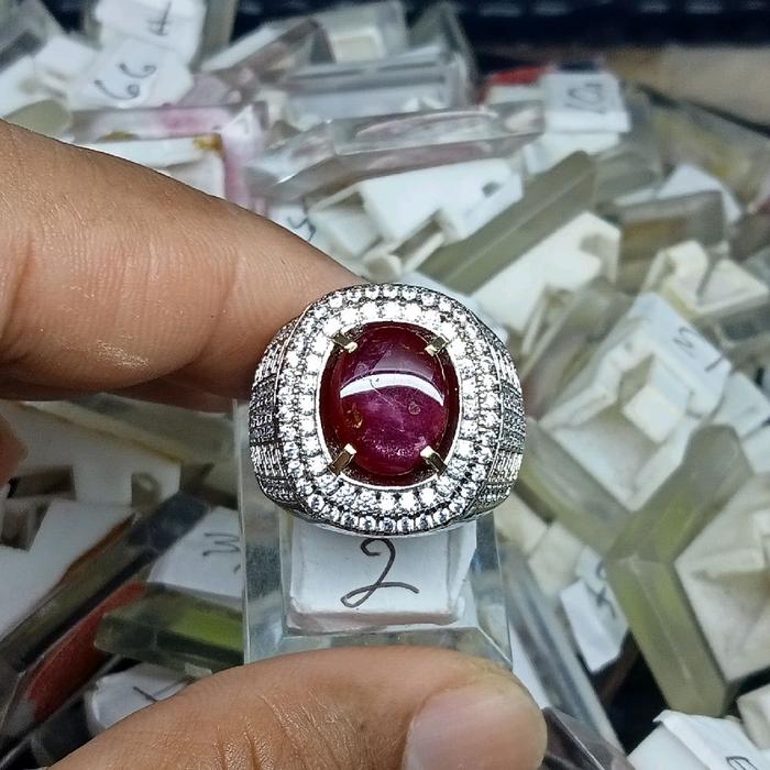 Ruby star merah tua mantap