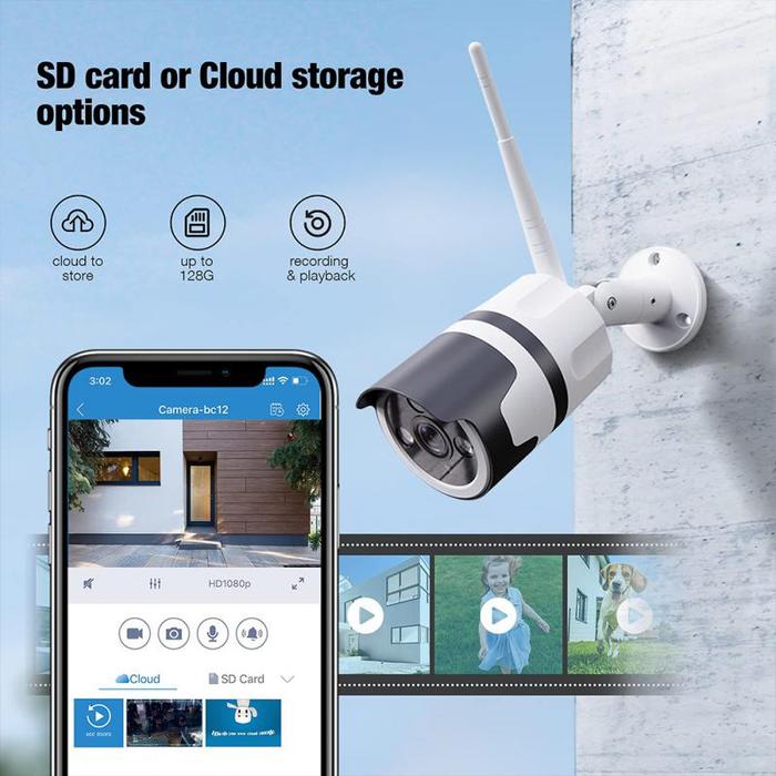 Human Detect 1080p Wireless Ai Ip Camera Security Camera Ip66