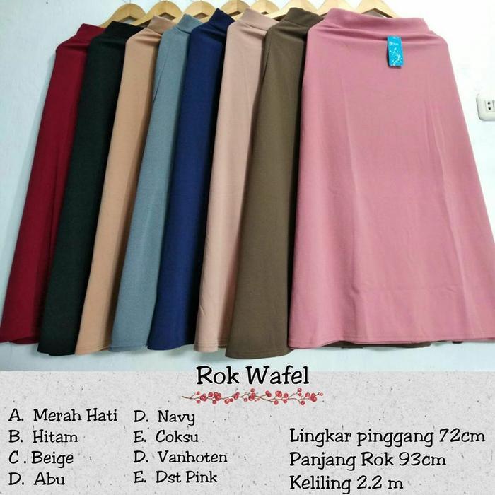 Promo Rok Dewasa Panjang Bahan Babat Dan Wafel Model A COD