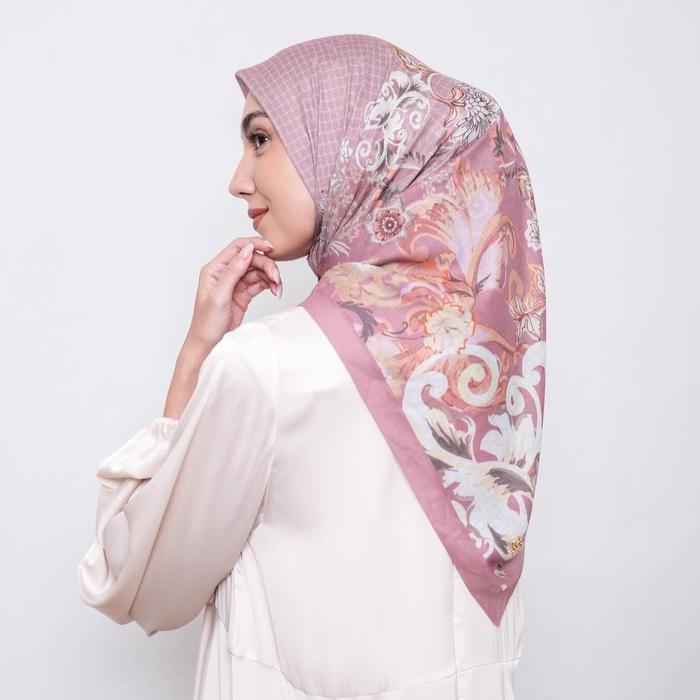 Maresha Scarf by Heaven Lights [Hijab Motif Segi Empat]