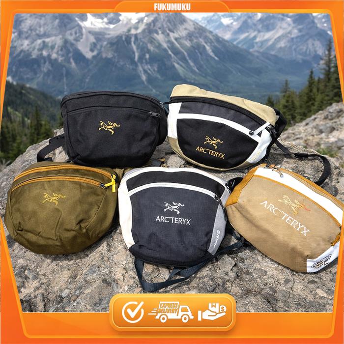 Tas Waist Bag ArcTeryx MANTIS  2L /Tas Pinggang Outdoor Pria