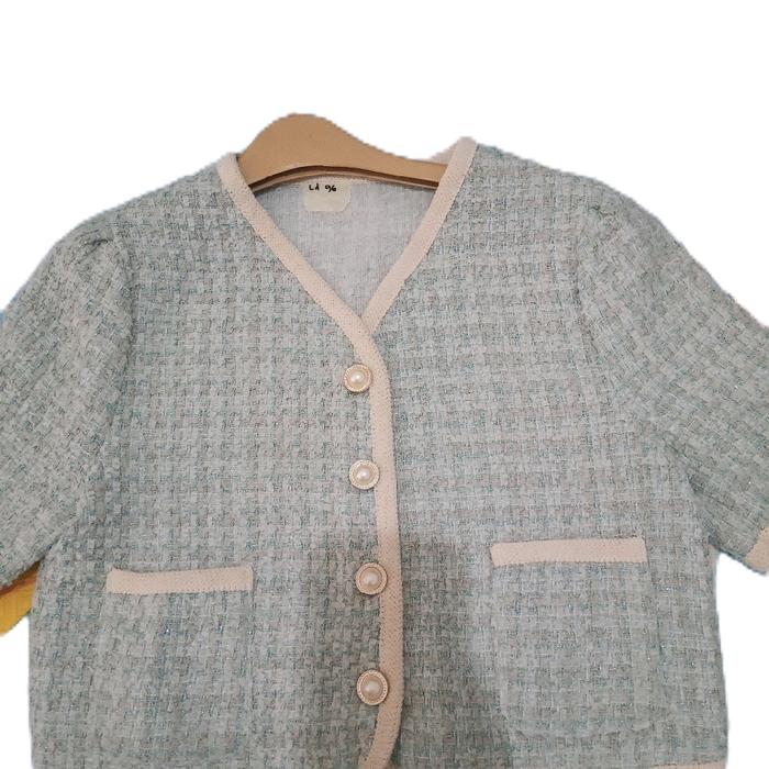 Atasan Blazer premium tweed woll  Wanita pria