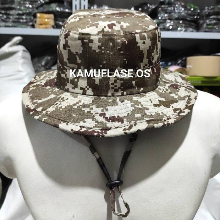 Topi rimba Loreng Gurun Desert Teluk