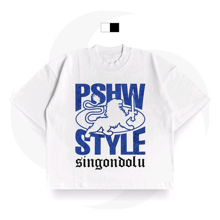 T-Shirt Kaos PSHW TM - PSHW STYLE Kaos Kalcer Boxy Terbaru