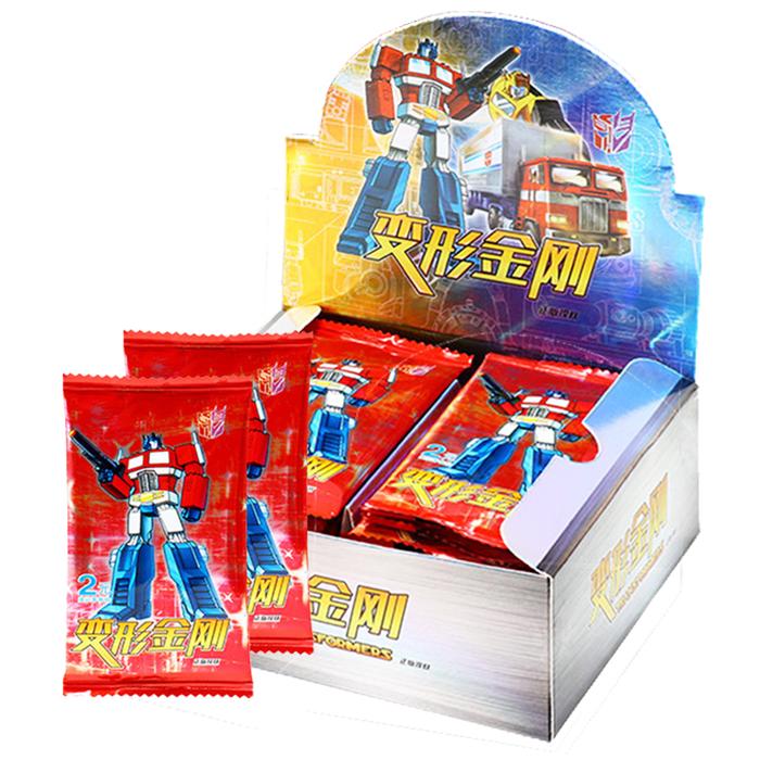 Transformers Anime Figures Bronzing Flash Cards Autobots Convoy