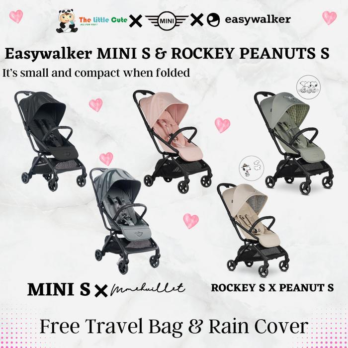 TERLARIS EASYWALKER MINI S MMEHUILLET STROLLER CABIN SIZE STROLLER TRAVELLING STROLLER AUTOFOLD