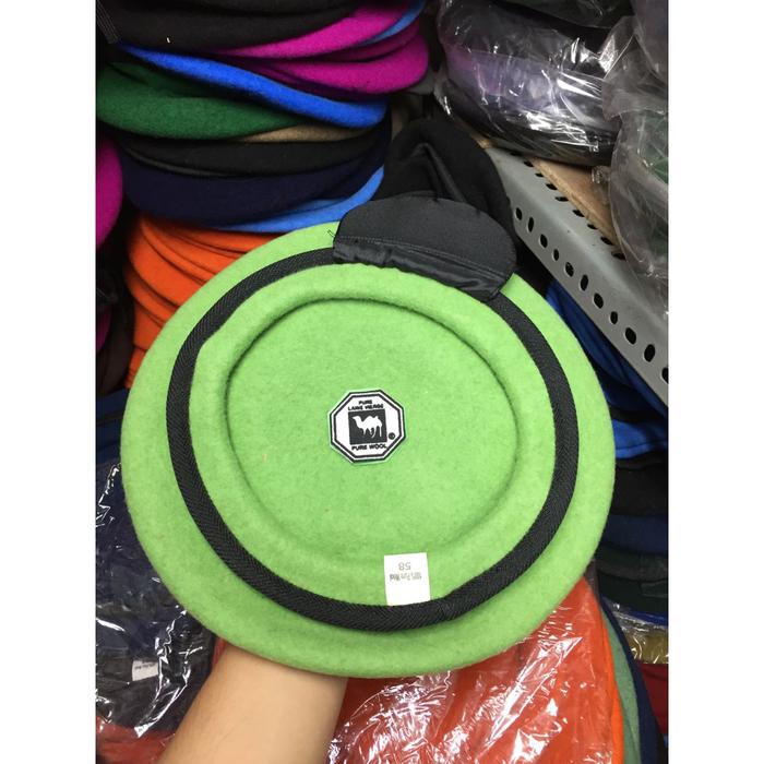 Topi Baret Pemuda Panca Marga / PPM  Camel Asli Logo Onta Hitam