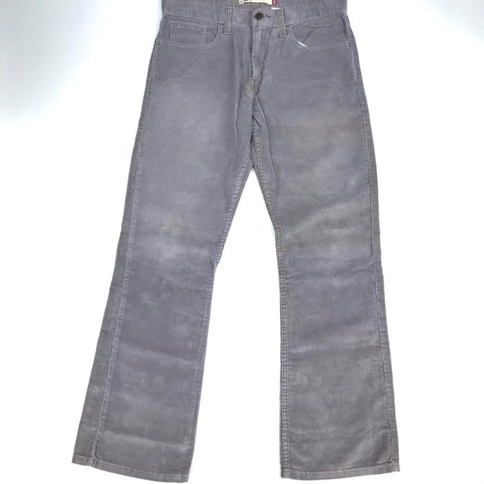 Grey Grey Fadded Levi’s 527 Low Boot Cut Corduroy - Unisex