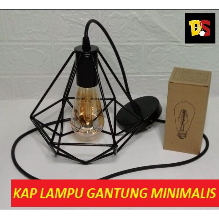 KAP LAMPU GANTUNG CAFE MINIMALIS JUMBO