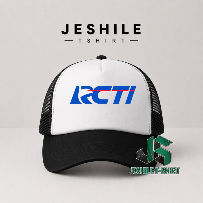 Topi Jaring Topi Trucker logo RCTI Dewasa Pria Wanita premium high quality best seller By Jeshile T-